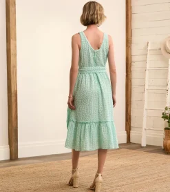 Sydney Midi Dress - Beveled Glass Gingham Women Dresses