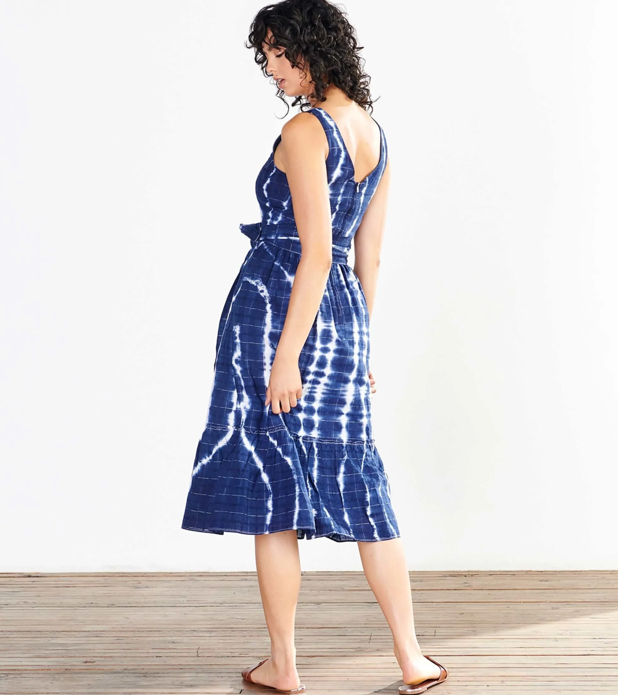 Clearance Sydney Midi Dress - Windowpane Women Dresses