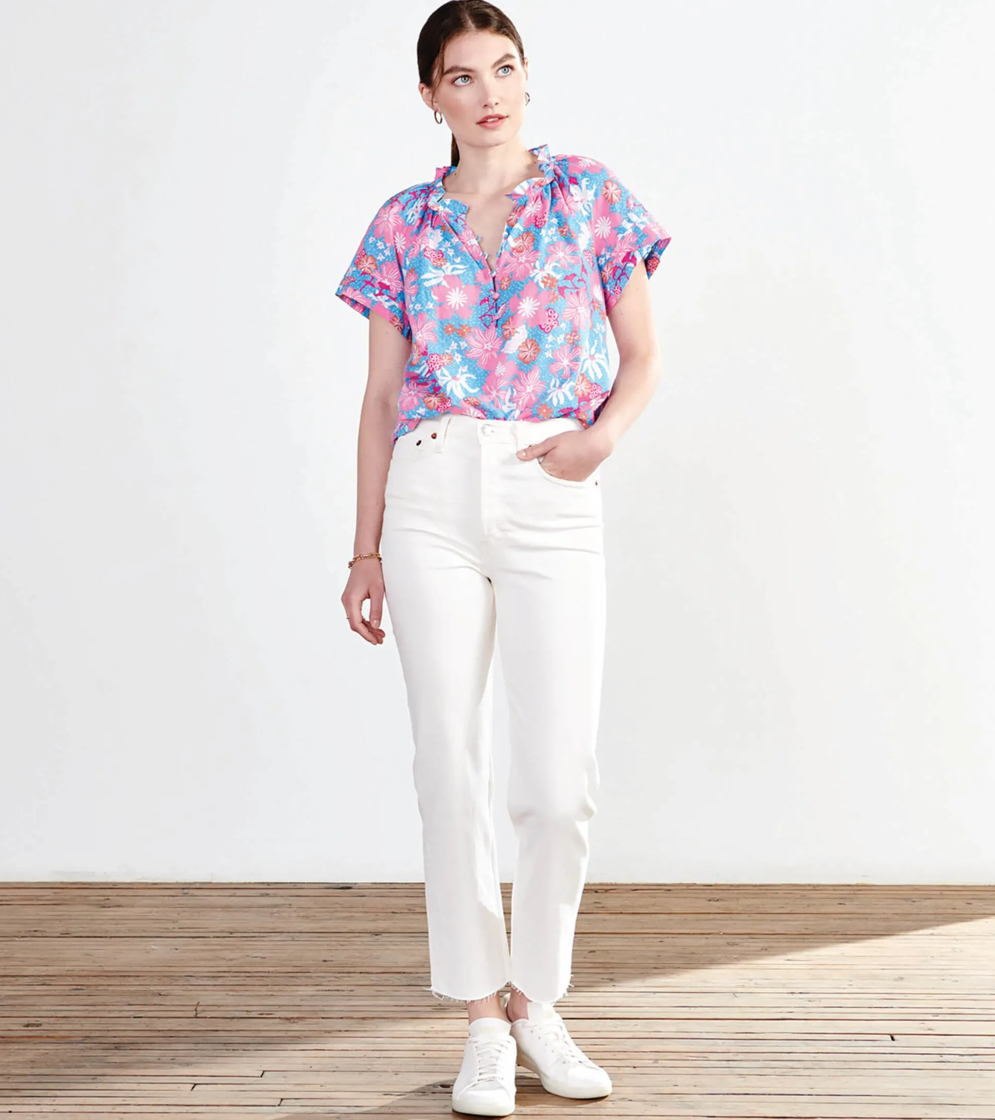 Sylvie Blouse - Wild Garden Women Tops