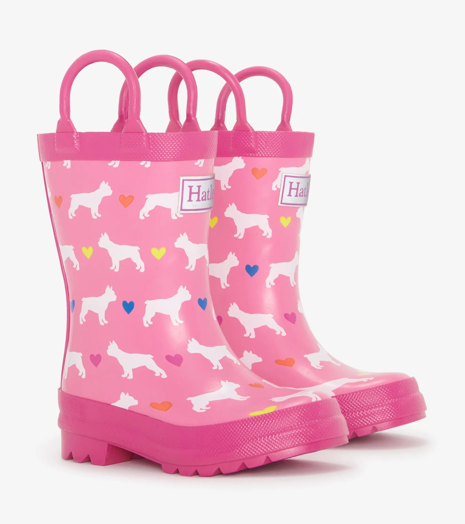 Clearance Toddler Girls French Bulldogs Rain Boots Rainwear|Rainwear