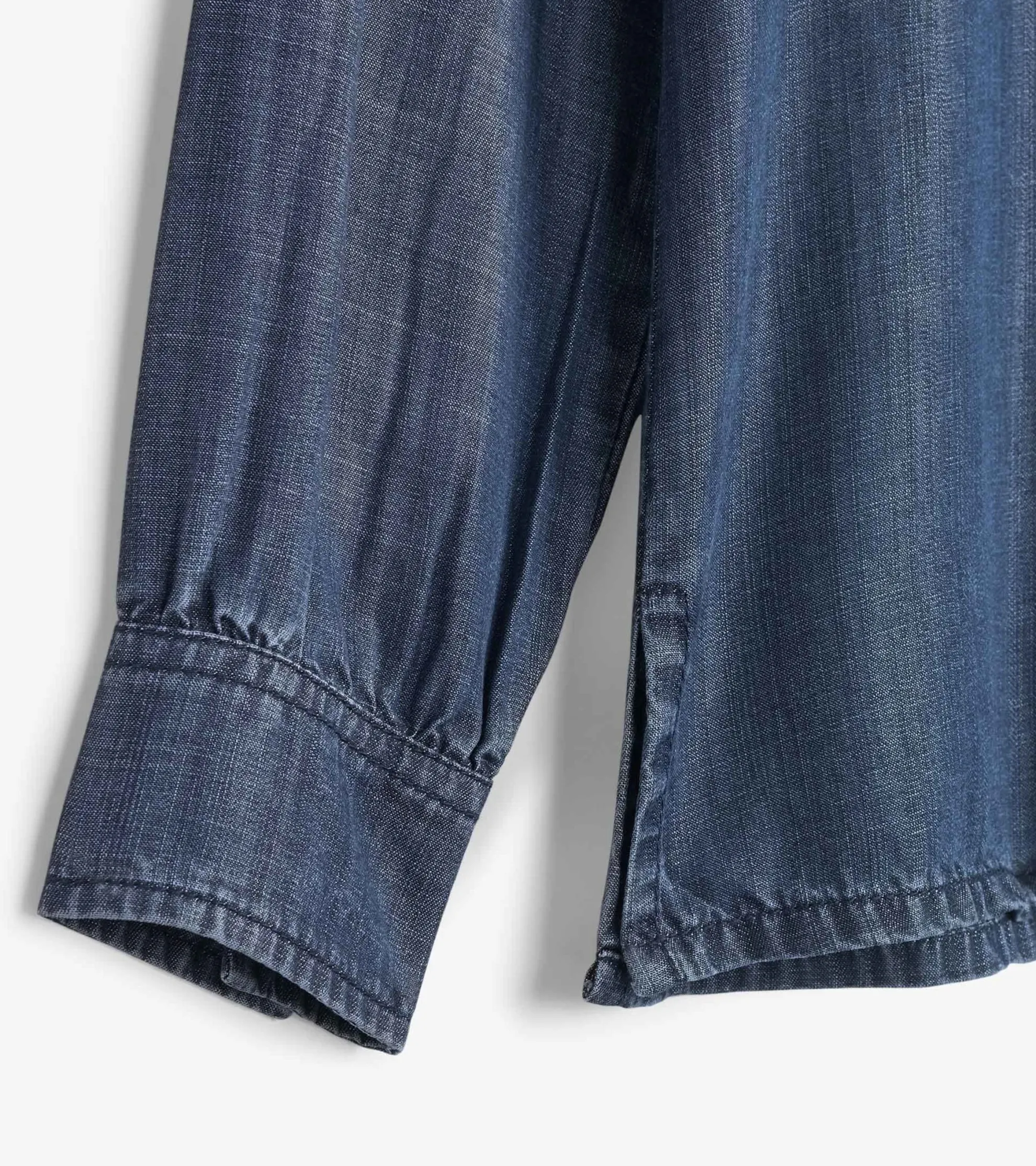 Online Utility Buttondown - Maritime Denim Wash Women Tops