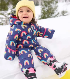Clearance Vibrant Rainbows Baby Snowsuit Outerwear