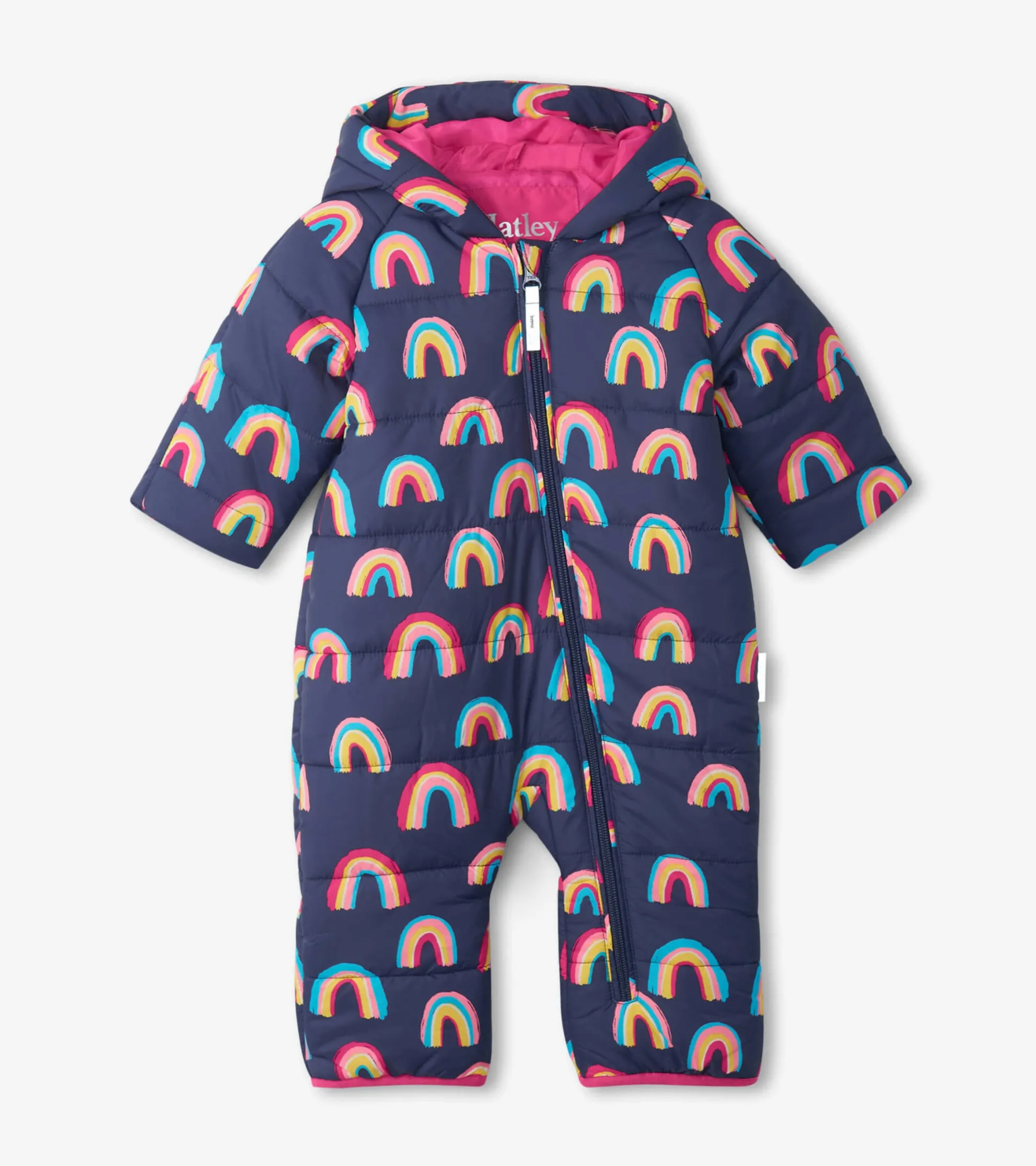 Clearance Vibrant Rainbows Baby Snowsuit Outerwear