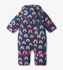 Clearance Vibrant Rainbows Baby Snowsuit Outerwear